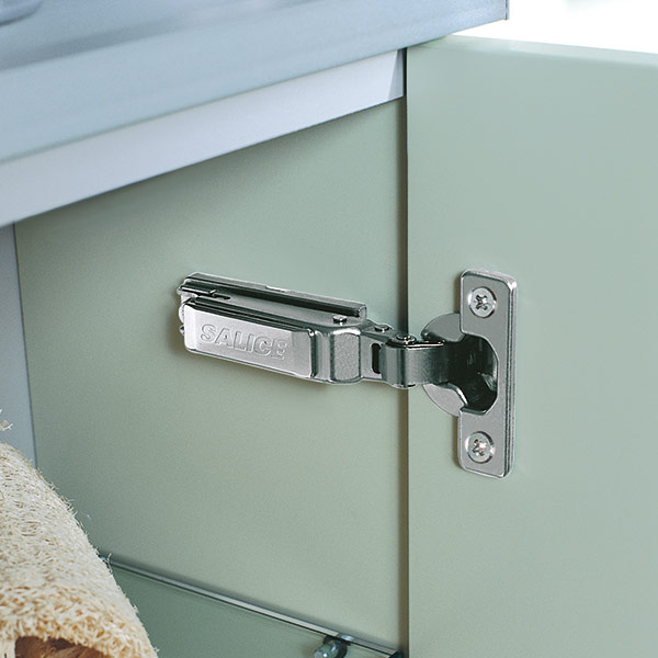 SELF-CLOSING Series 400 Mini hinges - 94° opening - Positive angled application and inset blind corner hinges-1