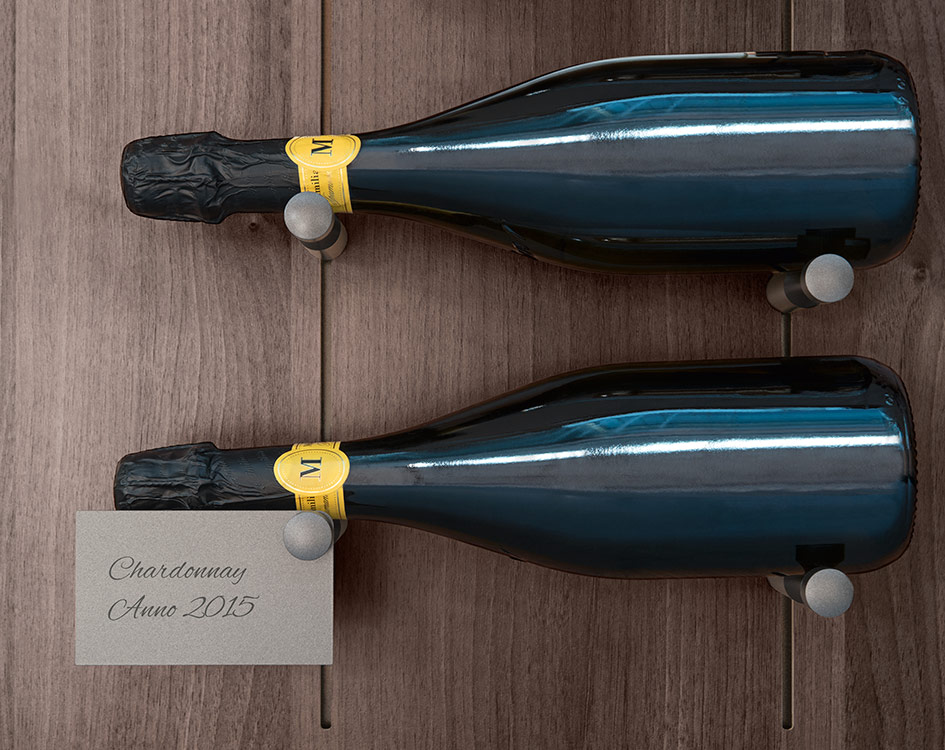 Wine bottle mounting hardware hotsell