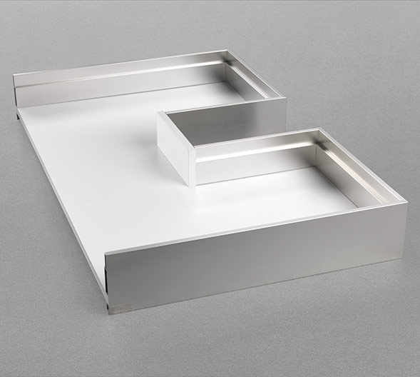 LINEABOX Under-sink drawer - 3-sided - H 104 mm