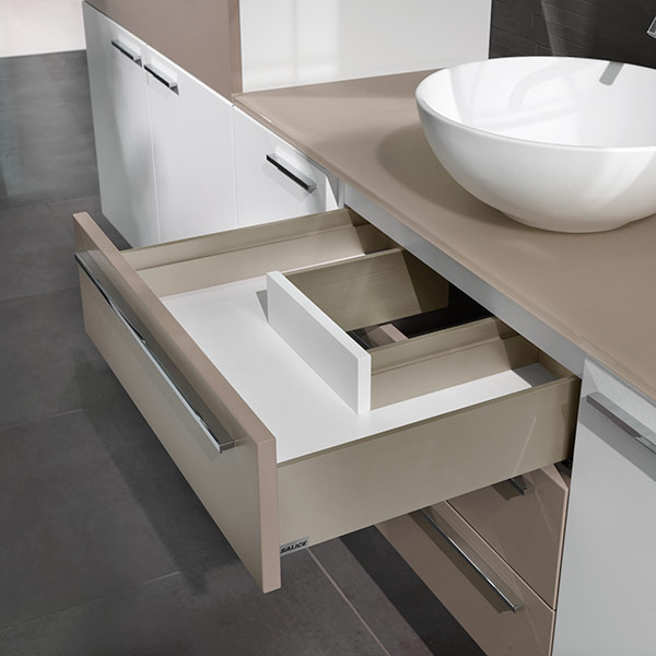 LINEABOX Sink waste cut-out drawer - 3-sided - H 104 mm-1