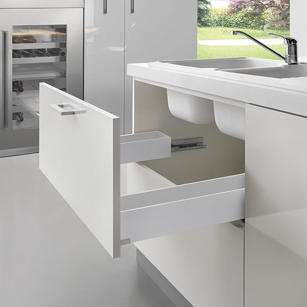 LINEABOX Under-sink drawer - 3-sided - H 77 mm-1