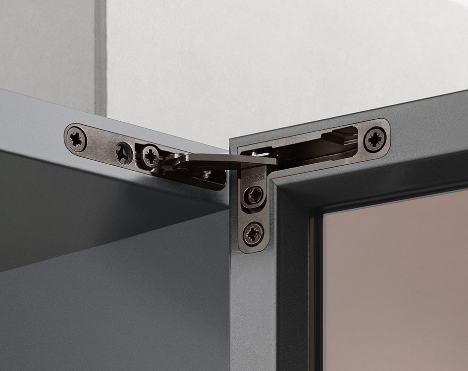 Push to Open (P2O) Opening System Screw on - Intermat - Concealed Hinges -  Hinges - Products