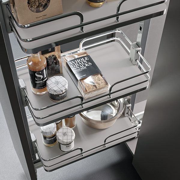 KITCHEN SPACE ORGANIZERS Straight pantry unit-1