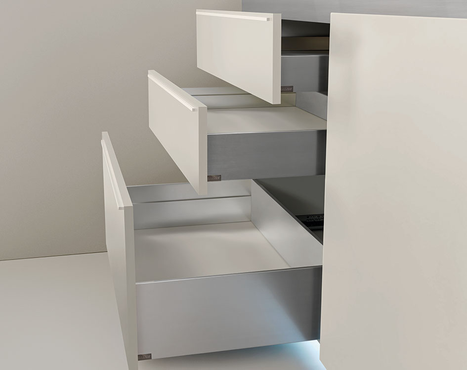 LINEABOX Under-sink - 2-sided drawer - H 178 mm