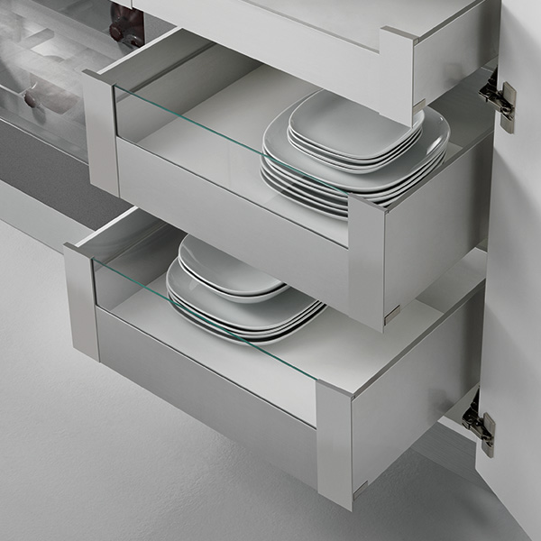 LINEABOX 4-Sided Internal Drawer with insert - H 178 mm-1