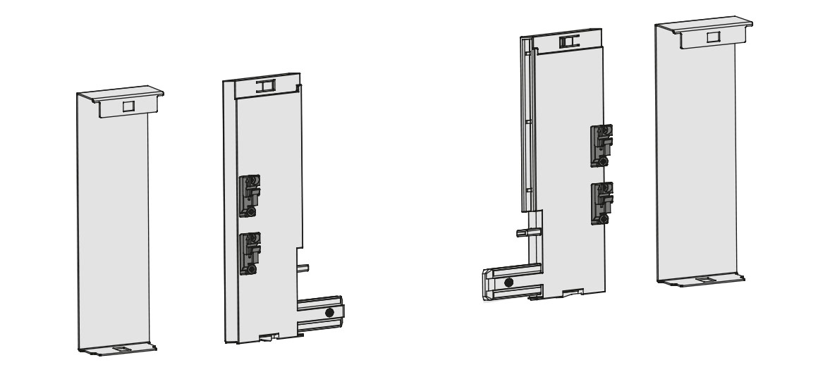 LINEABOX Under-sink - 2-sided drawer - H 178 mm