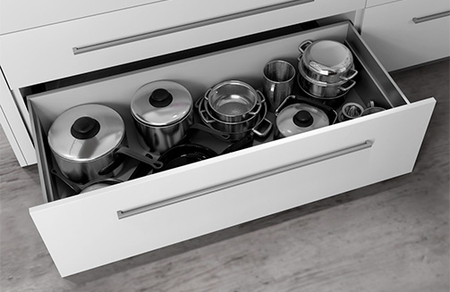 Progressa Canada - High-performance undermount drawer slides