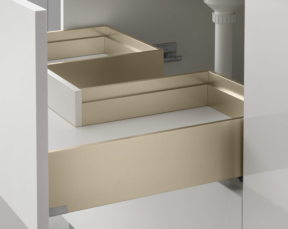 LINEABOX Sink waste cut-out drawer - 3-sided - H 104 mm-2