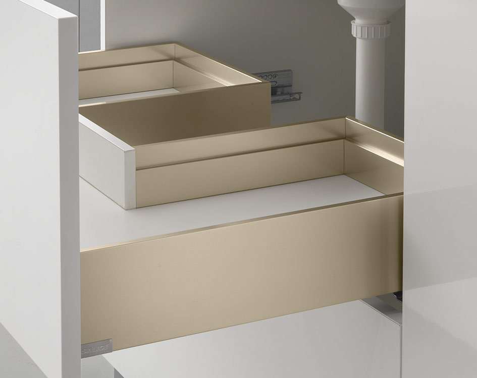 LINEABOX Under-sink drawer - 3-sided - H 104 mm