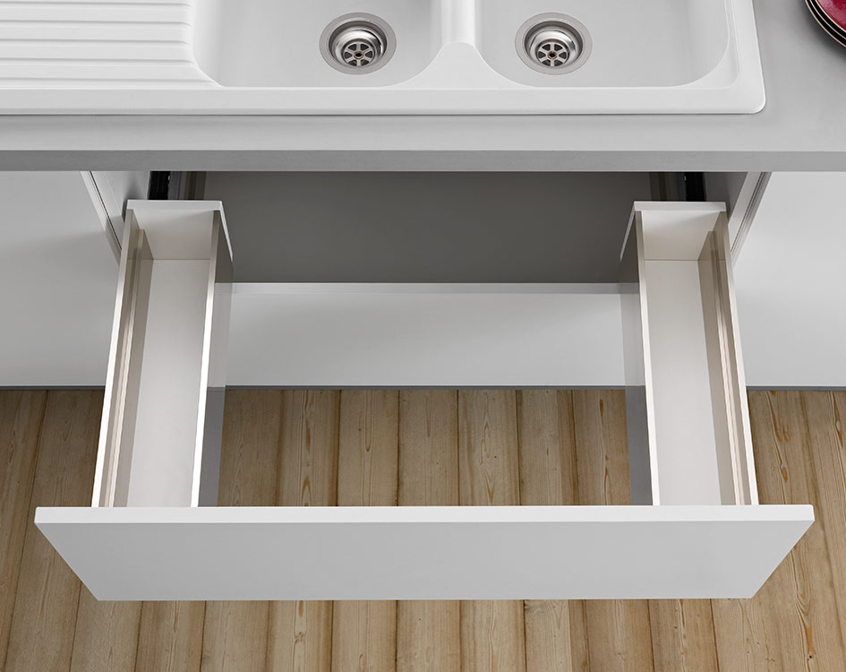 LINEABOX Under-sink drawer - 2-sided - H 180 mm-2