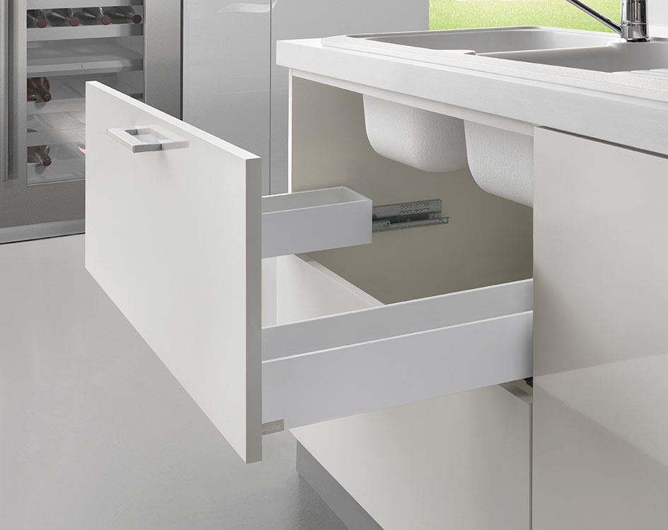 LINEABOX Under-sink drawer - 3-sided - H 77 mm-2