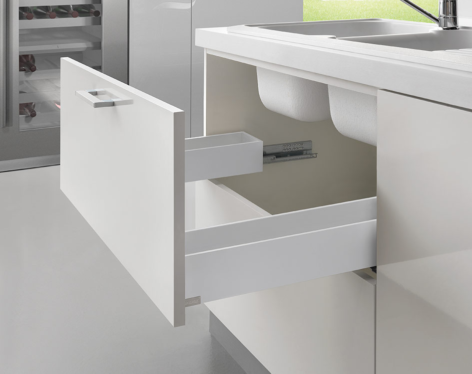 LINEABOX Under-sink - 2-sided drawer - H 178 mm